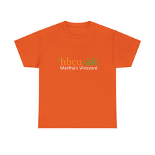 Load image into Gallery viewer, YEAR ROUND orange HBCU green ish Unisex Heavy Cotton Tee