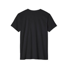 Load image into Gallery viewer, Year Round blue HBCU ish w/ red dot Unisex Recycled Organic T-Shirt