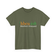Load image into Gallery viewer, YEAR ROUND orange HBCU green ish Unisex Heavy Cotton Tee
