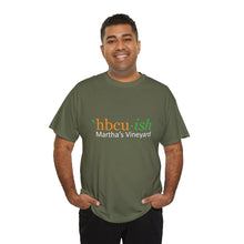 Load image into Gallery viewer, YEAR ROUND orange HBCU green ish Unisex Heavy Cotton Tee