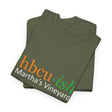 Load image into Gallery viewer, YEAR ROUND orange HBCU green ish Unisex Heavy Cotton Tee