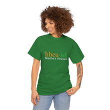 Load image into Gallery viewer, YEAR ROUND orange HBCU green ish Unisex Heavy Cotton Tee
