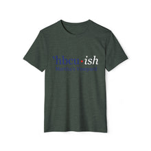 Load image into Gallery viewer, Year Round blue HBCU ish w/ red dot Unisex Recycled Organic T-Shirt