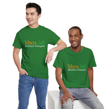 Load image into Gallery viewer, YEAR ROUND orange HBCU green ish Unisex Heavy Cotton Tee