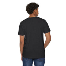 Load image into Gallery viewer, Year Round blue HBCU ish w/ red dot Unisex Recycled Organic T-Shirt