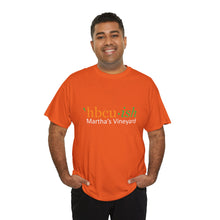 Load image into Gallery viewer, YEAR ROUND orange HBCU green ish Unisex Heavy Cotton Tee