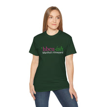 Load image into Gallery viewer, YEAR ROUND HBCU'ISH  pink Ish green Unisex Ultra Cotton ROUND NECK Tee READ SIZING CHART