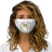 Load image into Gallery viewer, Pink and Green Snug-Fit Polyester Face Mask