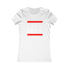 Load image into Gallery viewer, LWV-MVY Black Tee with White Letters Women's Softstyle Tee - PLEASE READ SIZING CHART