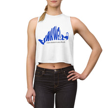 Load image into Gallery viewer, Royal Blue Inkwell Women's Crop top