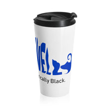 Load image into Gallery viewer, Royal Blue Inkwell Stainless Steel Travel Mug