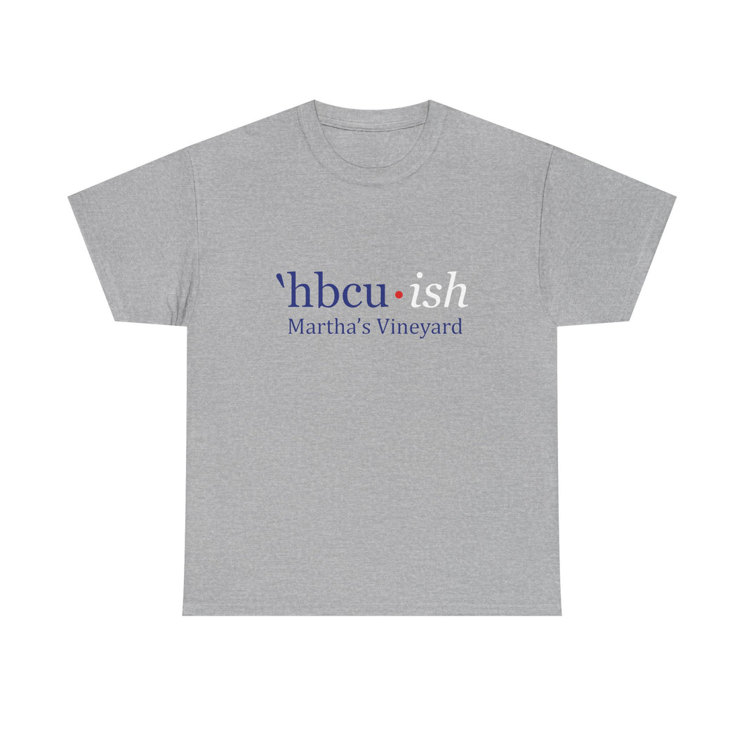Year Round blue HBCU-ish red dot [Unisex Heavy Cotton Tee]