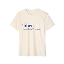 Load image into Gallery viewer, Year Round blue HBCU ish w/ red dot Unisex Recycled Organic T-Shirt
