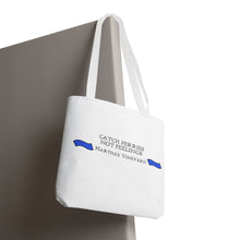 Load image into Gallery viewer, [ Royal Blue Banners ] Catch Ferries Not Feelings Tote Bag - Martha&#39;s Vineyard Travel Accessory
