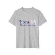 Load image into Gallery viewer, Year Round blue HBCU ish w/ red dot Unisex Recycled Organic T-Shirt
