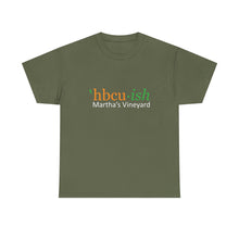 Load image into Gallery viewer, YEAR ROUND orange HBCU green ish Unisex Heavy Cotton Tee
