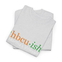 Load image into Gallery viewer, YEAR ROUND orange HBCU green ish Unisex Heavy Cotton Tee

