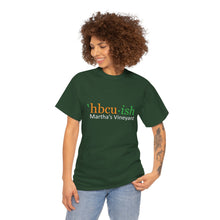 Load image into Gallery viewer, YEAR ROUND orange HBCU green ish Unisex Heavy Cotton Tee
