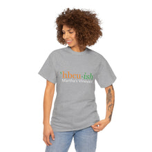 Load image into Gallery viewer, YEAR ROUND orange HBCU green ish Unisex Heavy Cotton Tee

