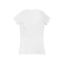 Load image into Gallery viewer, YEAR ROUND orange HBCU green ish Women&#39;s Jersey Short Sleeve Deep V-Neck Tee
