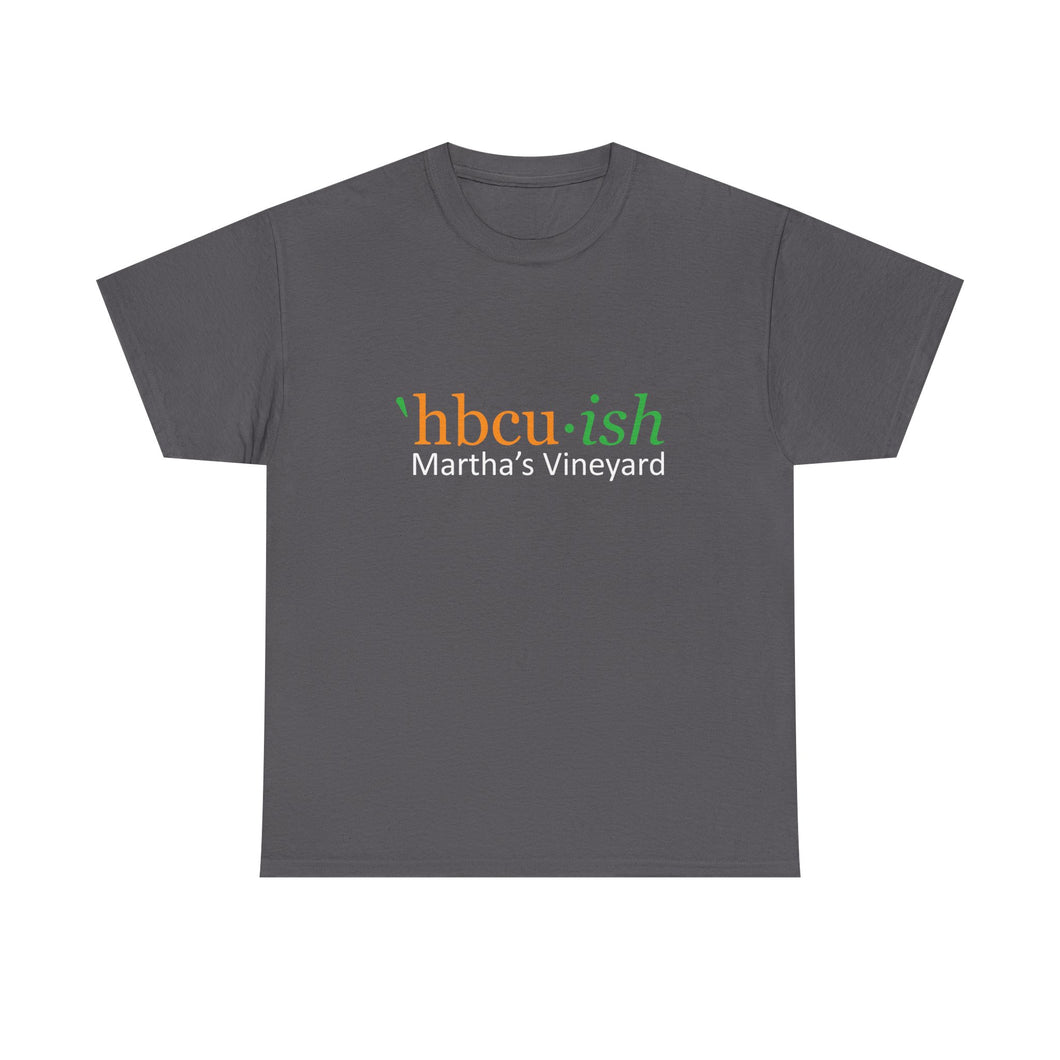 YEAR ROUND orange HBCU green ish Unisex Heavy Cotton Tee