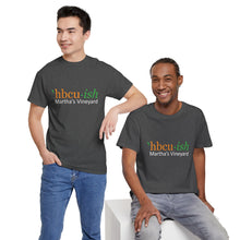 Load image into Gallery viewer, YEAR ROUND orange HBCU green ish Unisex Heavy Cotton Tee
