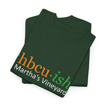 Load image into Gallery viewer, YEAR ROUND orange HBCU green ish Unisex Heavy Cotton Tee
