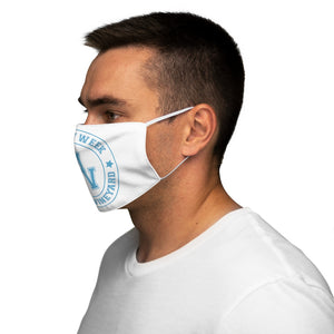 ( Columbia Colored) Blue Snug-Fit Polyester Face Mask