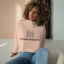 Load image into Gallery viewer, #TRANSITIONSMATTER - Sound Board PINK Crop Hoodie  - PLEASE READ SIZE CHART
