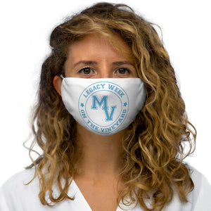 ( Columbia Colored) Blue Snug-Fit Polyester Face Mask