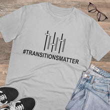 Load image into Gallery viewer, #TRANSITIONSMATTER Sound Board Organic Creator GREY T-shirt - Unisex  - PLEASE READ SIZE CHART
