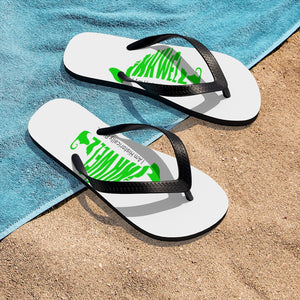 Green Inkwell Unisex Flip-Flops