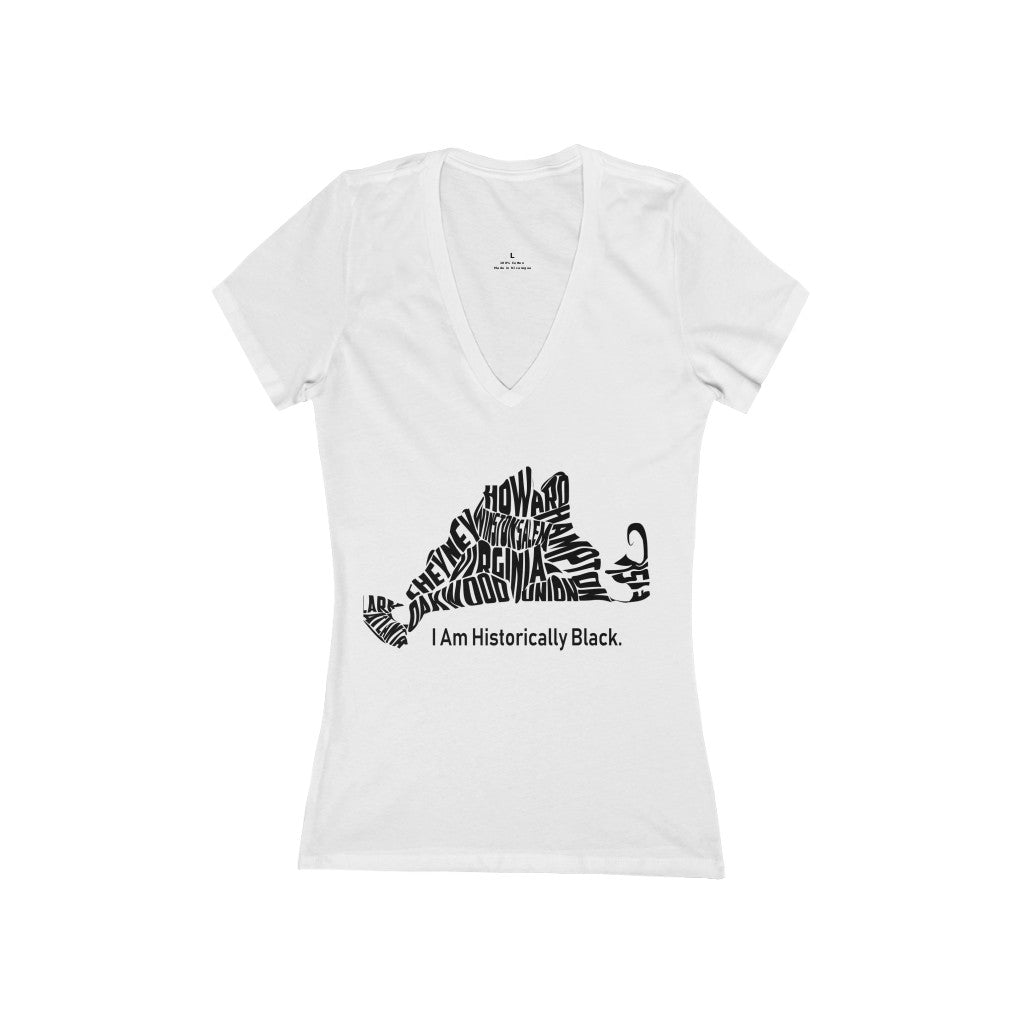 Women's Jersey Short Sleeve Deep V-Neck Tee