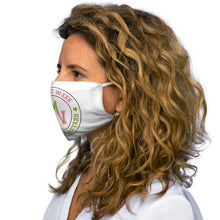 Load image into Gallery viewer, Pink and Green Snug-Fit Polyester Face Mask
