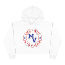 Load image into Gallery viewer, LWV MV red white and blue Crop Hoodie - PLEASE SEE SIZE CHART
