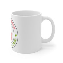 Load image into Gallery viewer, Pink and Green LEGACY WEEK ON THE VINEYARD Mug 11oz- Legacy Week (salmon pink) M ( apple green ) V (salmon pink) accent stars ( R-pink ), (L-green)

