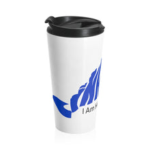 Load image into Gallery viewer, Royal Blue Inkwell Stainless Steel Travel Mug
