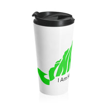 Load image into Gallery viewer, Green Inkwell Stainless Steel Travel Mug
