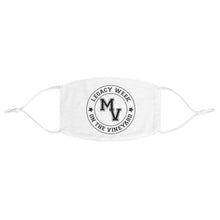 Load image into Gallery viewer, Legacy Week on the Vineyard ALL BLACK  Fabric Face Mask
