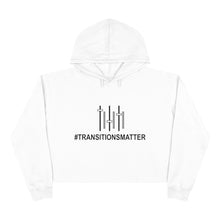 Load image into Gallery viewer, #TRANSITIONSMATTER - Sound Board PINK Crop Hoodie  - PLEASE READ SIZE CHART
