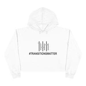 #TRANSITIONSMATTER - Sound Board PINK Crop Hoodie  - PLEASE READ SIZE CHART