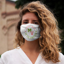 Load image into Gallery viewer, Pink and Green Snug-Fit Polyester Face Mask
