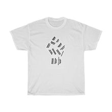 Load image into Gallery viewer, HBCU Power to the People Unisex Unisex Heavy Cotton Black Tee - white fist with black letters  
