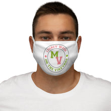 Load image into Gallery viewer, Pink and Green Snug-Fit Polyester Face Mask
