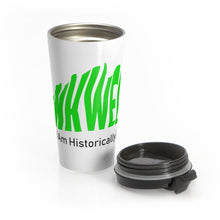 Load image into Gallery viewer, Green Inkwell Stainless Steel Travel Mug
