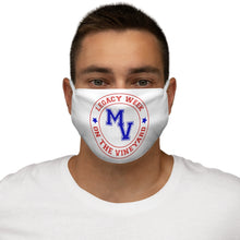 Load image into Gallery viewer, Red, White &amp; Blue LEGACY WEEK ON THE VINEYARD Snug-Fit Polyester Face Mask LWV (red ) MV and accent stars ( blue )
