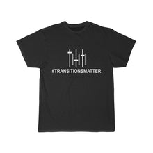 Load image into Gallery viewer, #TRANSITIONS MATTER SOUND BOARD Men&#39;s Short Sleeve Tee
