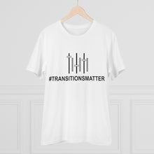 Load image into Gallery viewer, #TRANSITIONSMATTER Sound Board Organic Creator GREY T-shirt - Unisex  - PLEASE READ SIZE CHART
