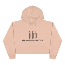 Load image into Gallery viewer, #TRANSITIONSMATTER - Sound Board PINK Crop Hoodie  - PLEASE READ SIZE CHART
