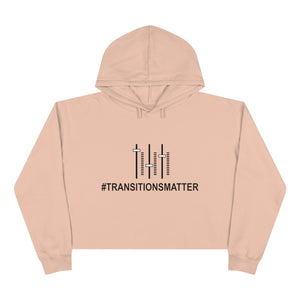 #TRANSITIONSMATTER - Sound Board PINK Crop Hoodie  - PLEASE READ SIZE CHART